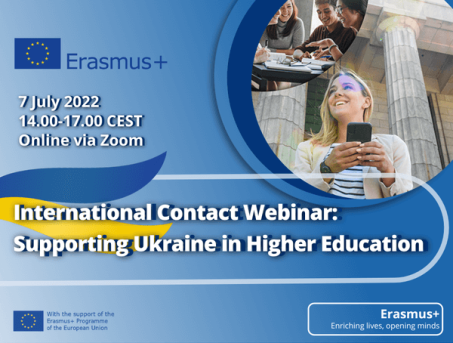 International Contact Webinar: Supporting Ukraine in Higher Education